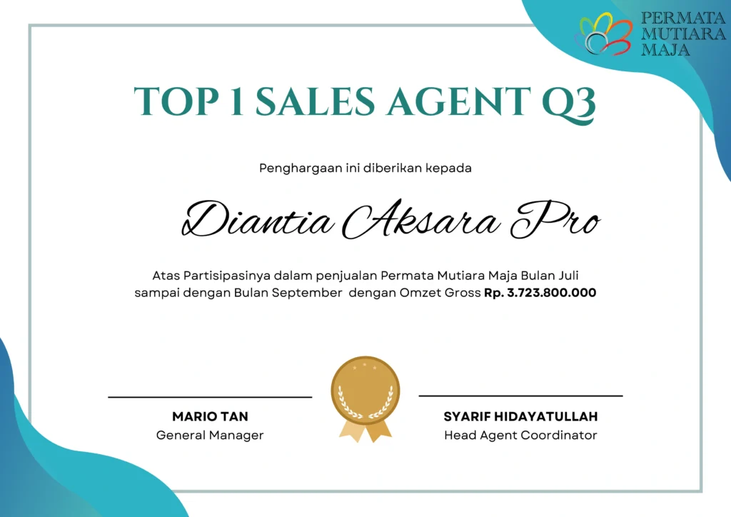 Penghargaan-Top-1-Agent-Q3