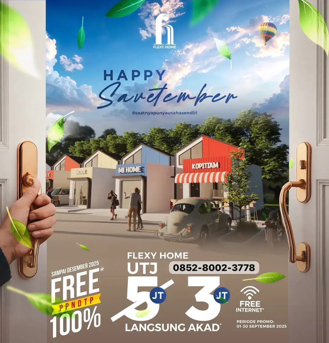 Promo Happy Savetember Flexy Home